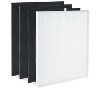 iAmoy 115115 HEPA Replacement Filter A Compatible with Winix PlasmaWave Air Purifier C535, 5300-2, 6300-2, 5300,5500, 6300, P300, 9000- 1 H13 True HEPA filter & 3 carbon pre-filters