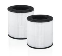 iAmoy B-D02L/M05 Replacement Filter Compatible with MOOKA B-D02L & M05, KOIOS B-D02L, VEWIOR B-D02U, 3-in-1 H13 HEPA Filter with Activated Carbon, Pack of 2