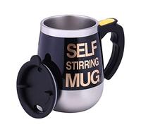 IAMPDD Self Stirring Mug Auto Self Mixing Stainless Steel Cup for Coffee -450ml/15oz