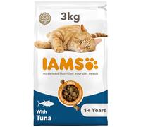 IAMS Adult Complete Dry Cat Food Tuna 3kg - Supports Strong Immune System