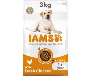 IAMS Adult Large Breed Dog Food with Fresh Chicken - 3kg