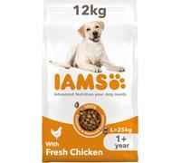 IAMS for Vitality Chicken Large Breed Adult Dog Food 12kg x 2
