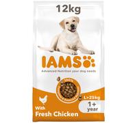 IAMS Adult Large Complete Dry Dog Food Chicken 12kg - With DentalCare System