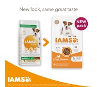 IAMS Adult Small Medium Complete Dry Dog Food Chicken 800g - With DentalCare System