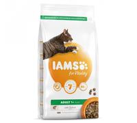 Iams Adult Vitality Dry Cat Food with Salmon - Size: 2kg