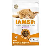 Iams Advanced Nutrition Hairball Adult Cat Food (Fresh Chicken) - Bag Size : ...