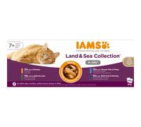 IAMS Advanced Nutrition Senior 7+ Land & Sea Collection in Jelly - 48 x 85g