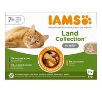 IAMS Advanced Nutrition Land Collection in Jelly 7+ Years Wet Cat Food - 12 x 85g