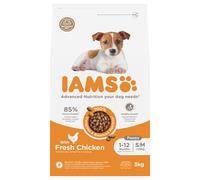 IAMS Advanced Nutrition Puppy & Junior Small & Medium Dog - Chicken - Economy Pack: 2 x 3kg