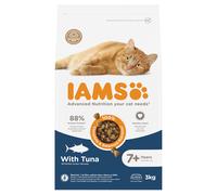 IAMS Advanced Nutrition Senior Cat 7+ with Tuna - Economy Pack: 2 x 3kg