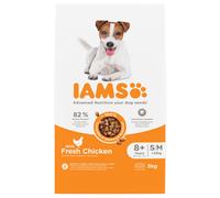 IAMS Advanced Nutrition Senior Small & Medium Dog 8+ with Chicken - Economy Pack: 2 x 5kg