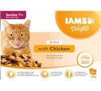 Iams Cat Delight Senior Chk Jelly 12x85g