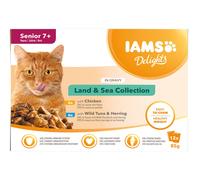 Iams Cat Delight Senior L&S Gravy 12x85g