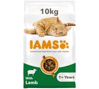 IAMS Complete Dry Cat Food for Adult 1+ Cats with Lamb 10 kg