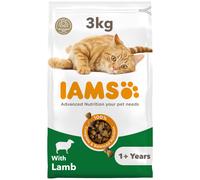 IAMS Complete Dry Cat Food for Adult 1+ Cats with Lamb 3 kg