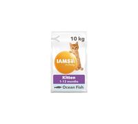 IAMS Complete Dry Cat Food for Kittens with Ocean Fish 10 kg