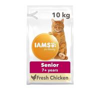 IAMS Complete Dry Cat Food for Senior 7+ Cats with Chicken 10 kg