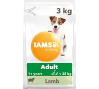 IAMS Complete Dry Dog Food for Adult 1+ Small and Medium Breeds with Lamb 3 kg
