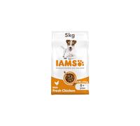 IAMS Complete Dry Dog Food for Senior 8+ Small and Medium Breeds with Chicken 5 kg