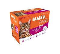 Iams Delights Cat Pouch Senior In Gravy 12x85g