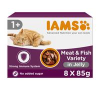 Iams Delights Adult 1+ Cat Land & Sea Collection in Jelly 8 x 85g