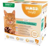 IAMS Delights Land & Sea in Gravy for Cats 24x85g