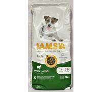IAMS Dog Food with Lamb 12kg | Small & Medium Adult | Wheat Free & High Protein