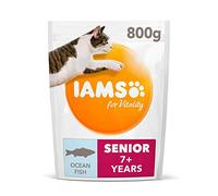 IAMS for Vitality Senior Cat Food with Ocean fish, 800 g