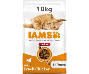 IAMS Indoor Cat Food with Fresh Chicken - 10kg