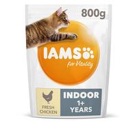 IAMS Indoor Complete Dry Cat Food for Adult and Senior Cats with Chick