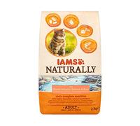 IAMS Naturally Adult Dry Cat Food Salmon & Rice 2.7KG