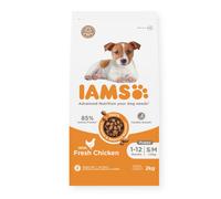 Iams Puppy Small/Medium Breed with Chicken - Size: 12kg
