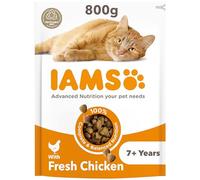 Iams Vitality Senior Cat Food With Fresh Chicken 800g