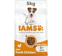 IAMS Advanced Nutrition Dry Dog Food - 15% Off!* - Senior Small & Medium - Chicken (5kg)