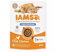 IAMS Vitality Cat Light Sterilised Chicken 800g 1 Bag