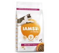 Iams Vitality Senior Dry Cat Food with Fresh Chicken - Size: 2kg