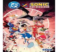 Ian Flynn DC X SONIC THE HEDGEHOG Paperback Book Ian Flynn Multicolor
