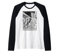 Ian Rush Everton V Liverpool Football Wembley Stadium 1986 Raglan Baseball Tee