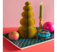 Ian Snow Yellow Honeycomb Ball Origami Christmas Tree