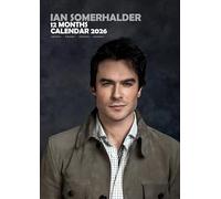 Ian Somerhalder, 2026 Calendar, A3, Wirobound, Full Colour, Free Pack of Calendar Stickers