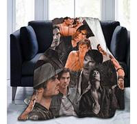 Ian Somerhalder Throw Blanket Ultra Soft Fleece Blanket for Home Travel Couch Sofa Warm Cozy Fuzzy Blanket for Kids Adults 50"X40"