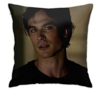 Ian-Somerhalder Throw Pillow Case Square Pillow Cover Cushion Cover For Sofa Couch Bedroom Livingroom Office Home Car Decor 18 X 18 Inch