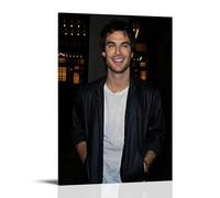 Ian SomerhalderPosters for Bedroom Aesthetic Poster Decorative Painting Canvas Wall Art Living Room Posters Bedroom Painting Wall Art DecorFrame-style24x36inch(60x90cm)