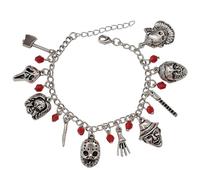 IAndhy Horror gifts, Halloween, European and American Classic Horror Film Series Villain Character Bracelet Halloween Bracelet Charm Bracelet Women's Men's Witchcraft Jewelry Gifts for Friends