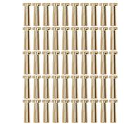 IANDOPL 5mm Battery Connector Plug, ESC Battery Connector Plug, 50 Pcs Brass RC Battery ESC Motor Plug with High Hardness, Resistant for RC Cars Drones Boats