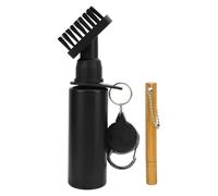 IANDOPL Club Cleaner Brush with 150ml Anti Leakage Squeeze Bottle and Groove Sharpener Tool, Professional Golf Club Cleaning Kit for Course Essentials Accessories (Gold)