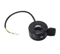 IANDOPL Thumb Controlled Accelerator for Electric Scooter, Wireless Thumb Throttle with Power Switch Speed Control, Raised Stripe Design Finger Button Throttle for E Scooter (Left)