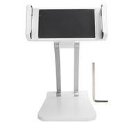 IANDOPL Universal Desk Phone Holder Tablet Stand, 360 Degree Rotation Desktop Tablet Phone Bracket, Adjustable ABS and Metal Stand for Phones and 4-13 Inch Tablets, Non - Slip Rubber Pads