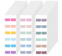 IANFAN 720 Pcs Sticky Index Tabs, 18 Colors Writable Annotation Tabs Medium Book Page Markers Page Markers Labels Repositionable Index Tab for Notebooks File Folder Planner Journal
