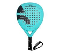 ianoni Padel Racket Carbon fiber + 3D Surface with EVA Memory Flex Foam Core -Super Power-Blue